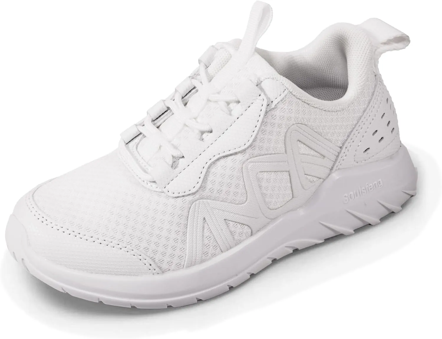 Soulsfeng Kids Tennis Shoes Lightweight Breathable Boys Running Shoe Fashion Walking Sneakers for Girls (Little Kid/Big Kid)