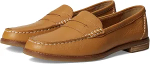 Sperry Women's Seaport Penny Loafer, Tan, 8