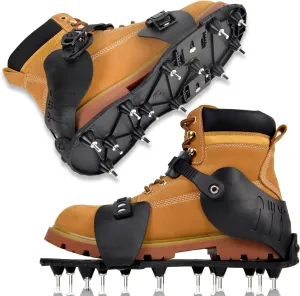 Spike Shoes for Epoxy Flooring - Adjustable Gunite Spiked Shoes, 2025 Latest Upgrade Spiked Shoes, Supports Up to 200 Pounds, Non Slip, Ideal for Self Leveling, Epoxy Flooring, Overlay & Garage Floor