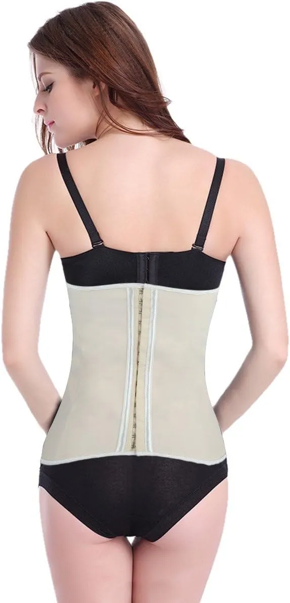 Sportmusies Women’s Waist Trainer Corset for Weight Loss Tummy Control Sport Workout Body Shaper Cincher Shapewear
