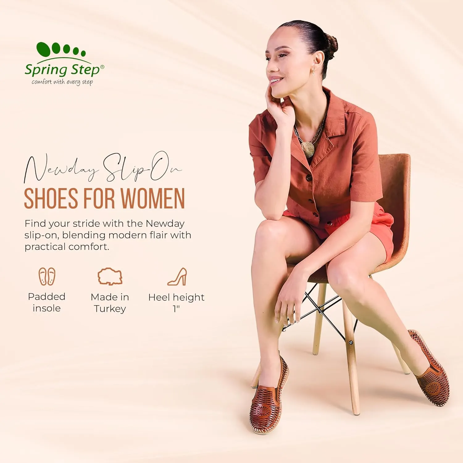 Spring Step Women's Newday Slip-On Shoe