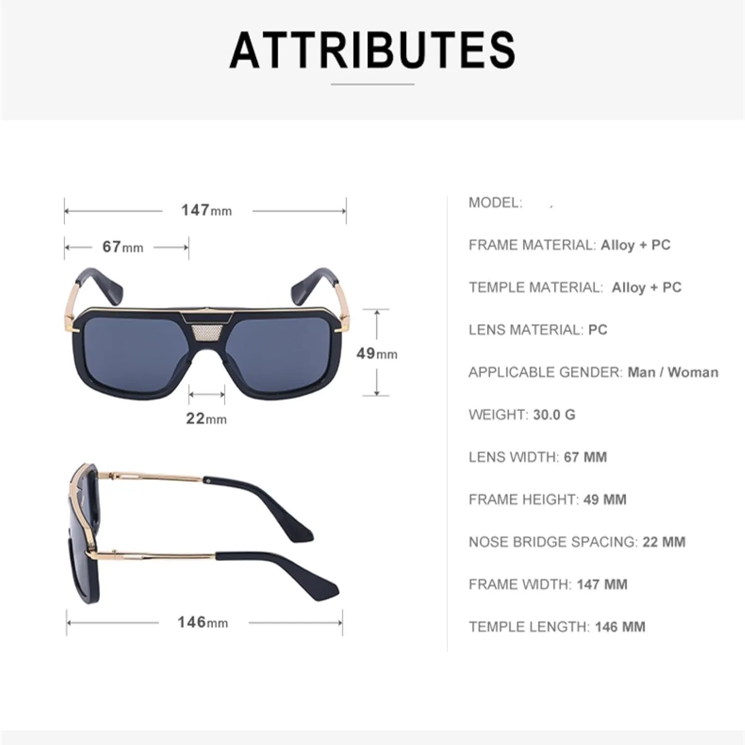 Steampunk Sunglasses Women Men Luxury Fashion Punk Sun Glasses for Male Flat Top Driving Eyewear Uv400