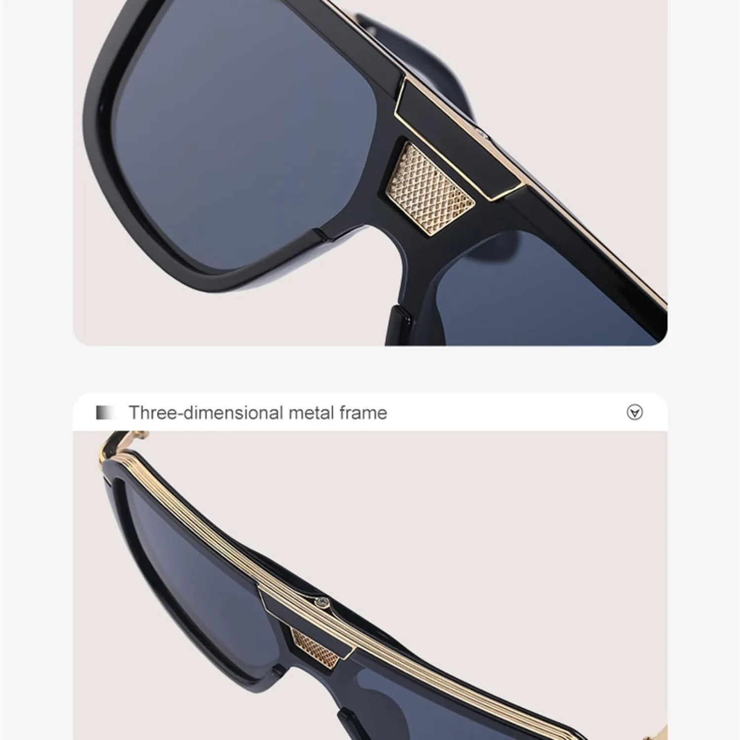 Steampunk Sunglasses Women Men Luxury Fashion Punk Sun Glasses for Male Flat Top Driving Eyewear Uv400