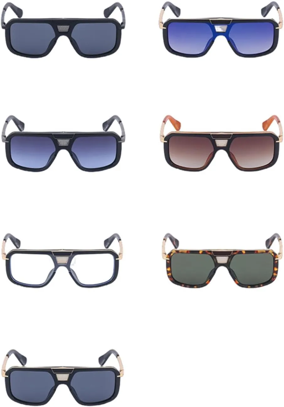 Steampunk Sunglasses Women Men Luxury Fashion Punk Sun Glasses for Male Flat Top Driving Eyewear Uv400