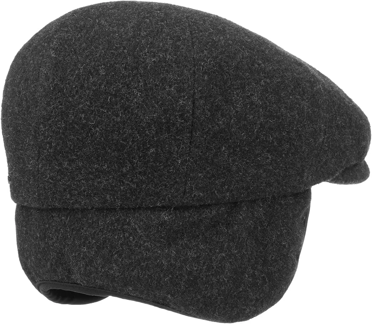 Stetson Kent Wool Earflaps Flat Cap Women/Men | Made in The EU
