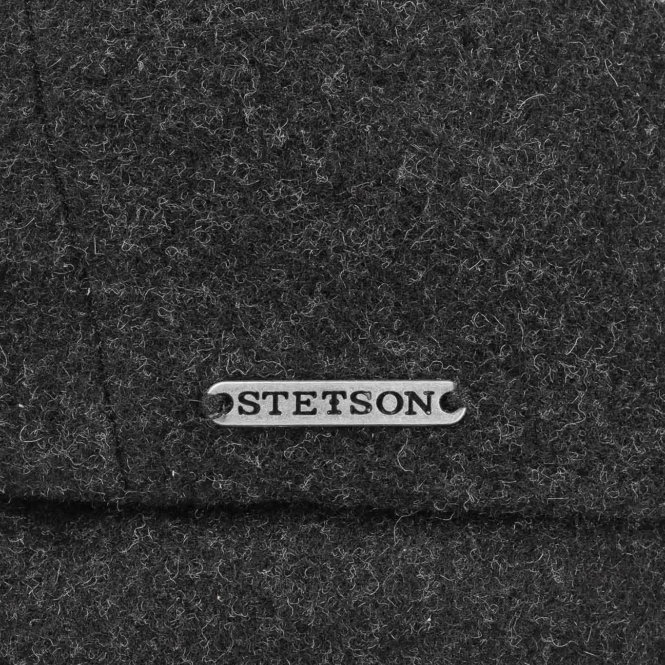 Stetson Kent Wool Earflaps Flat Cap Women/Men | Made in The EU