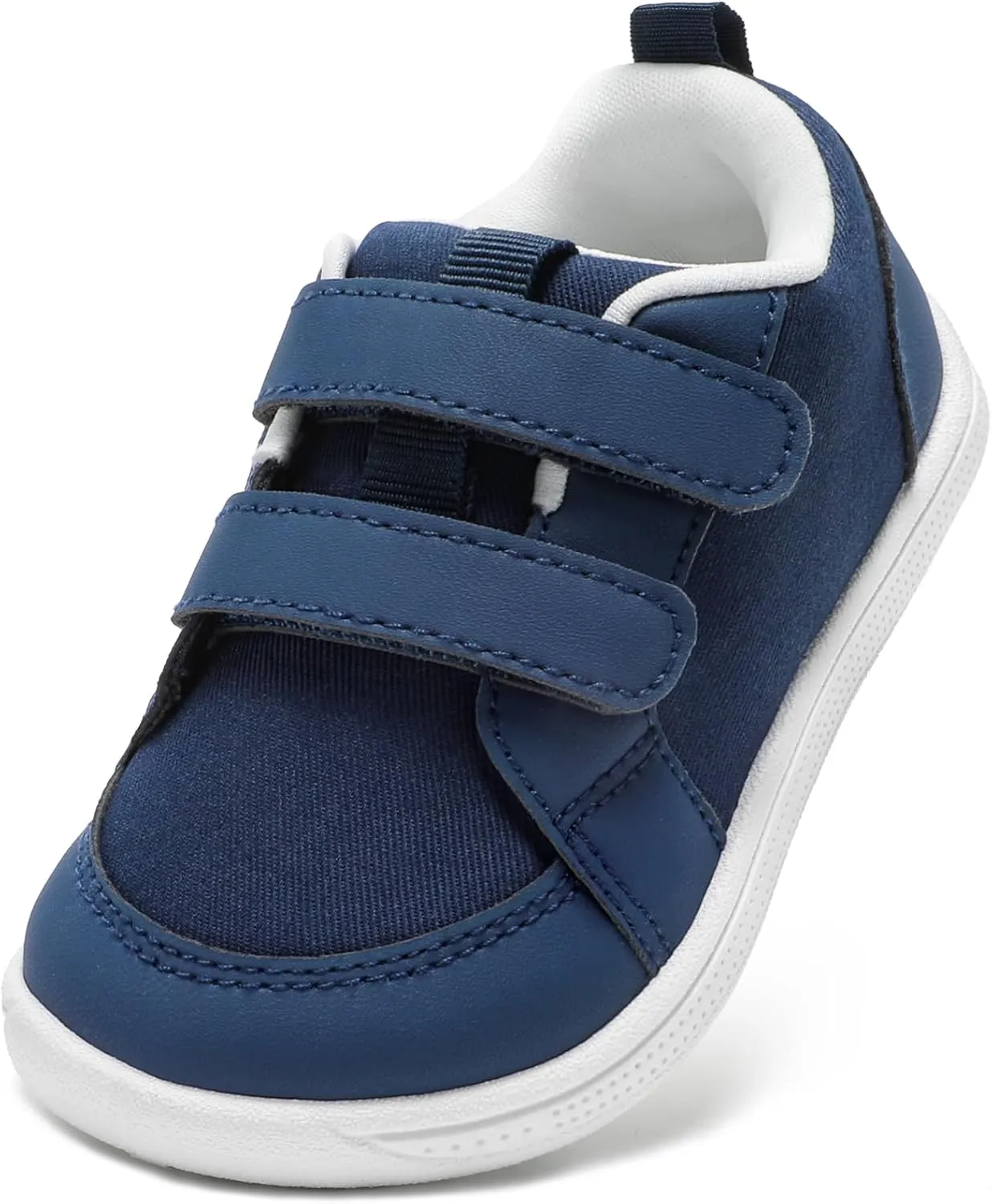 STQ Toddler Wide Toe Box Barefoot Shoes Girls Boys Sneakers Kids Tennis Shoes Lightweight Non-Slip Zero Drop First Walking Shoe Comfort Outdoor Activities School