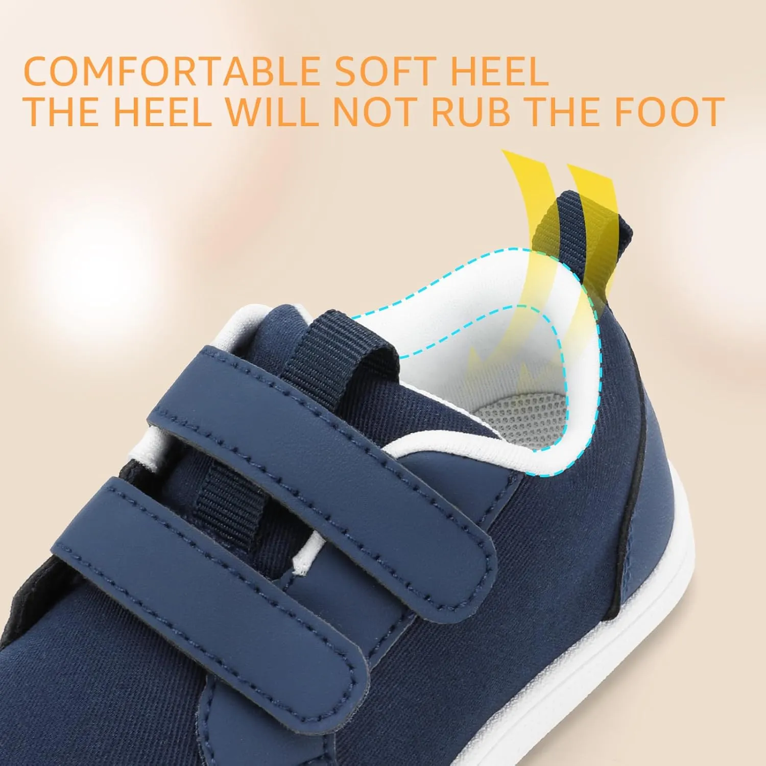 STQ Toddler Wide Toe Box Barefoot Shoes Girls Boys Sneakers Kids Tennis Shoes Lightweight Non-Slip Zero Drop First Walking Shoe Comfort Outdoor Activities School