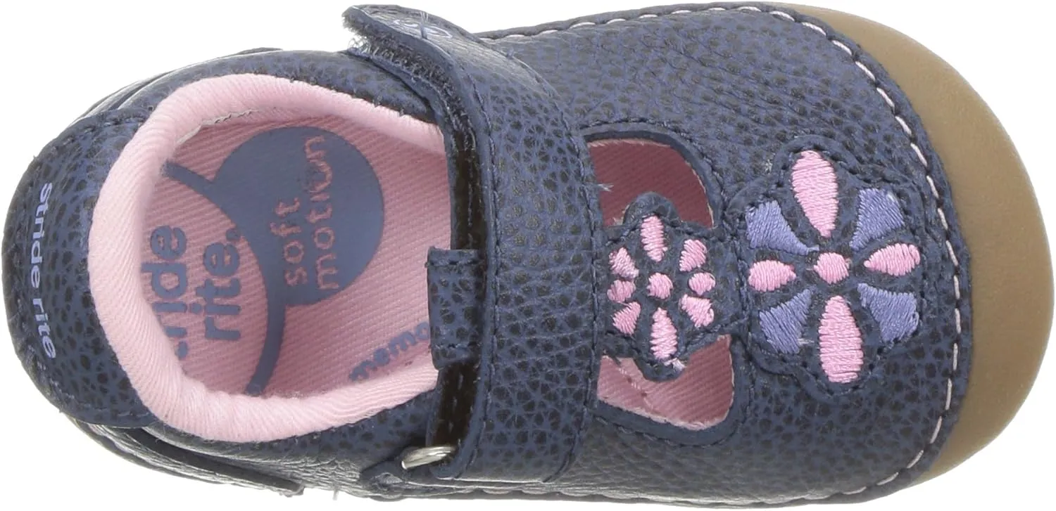 Stride Rite Girl's Soft Motion Kelly T-Strap Mary Jane Flat