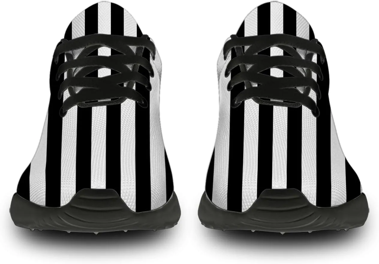 Striped Tennis Shoes for Men Women Running Walking Shoes Gym Athletic Sneakers Gifts for Mom Dad