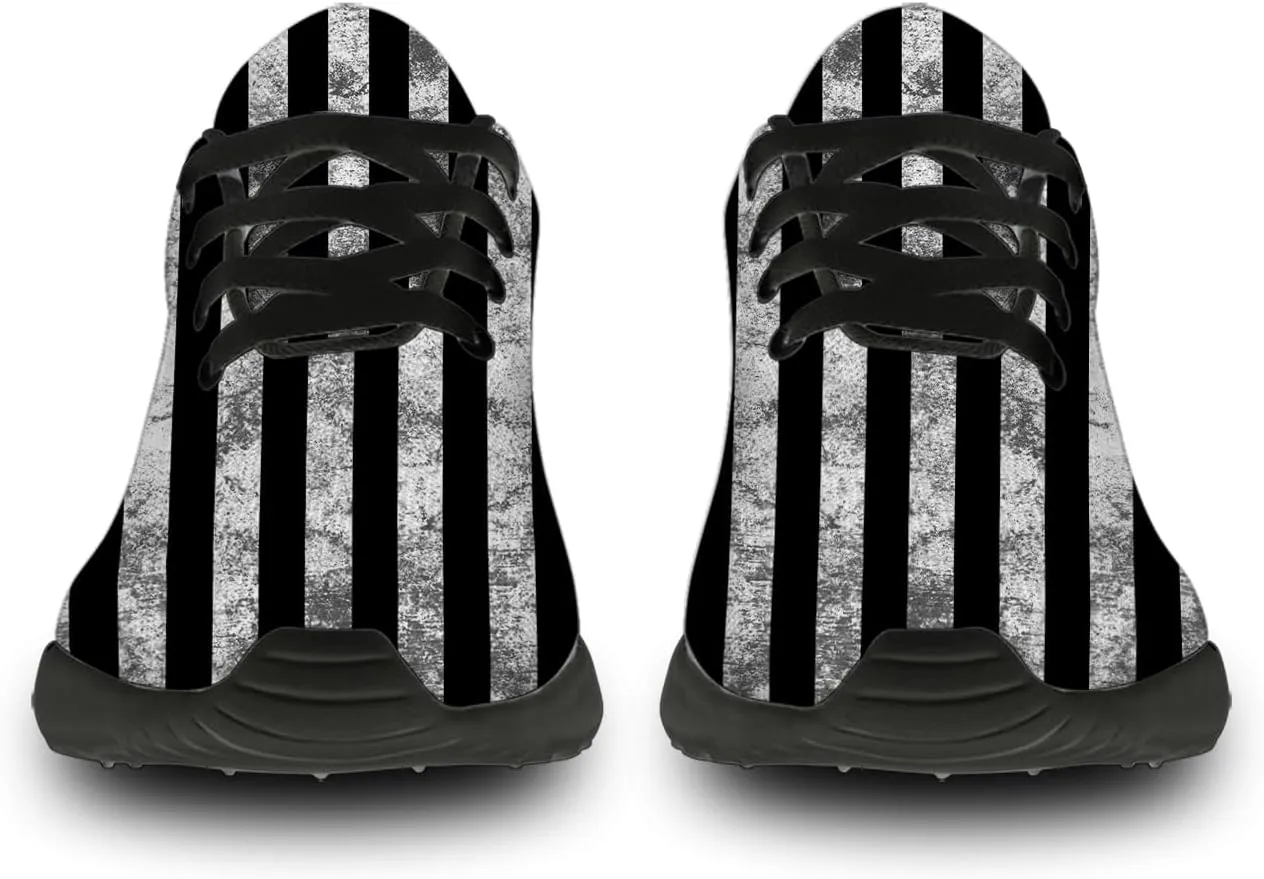 Striped Tennis Shoes for Men Women Running Walking Shoes Gym Athletic Sneakers Gifts for Mom Dad