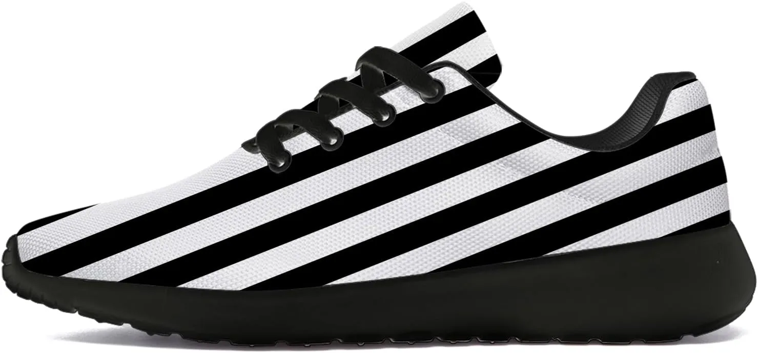 Striped Tennis Shoes for Men Women Running Walking Shoes Gym Athletic Sneakers Gifts for Mom Dad
