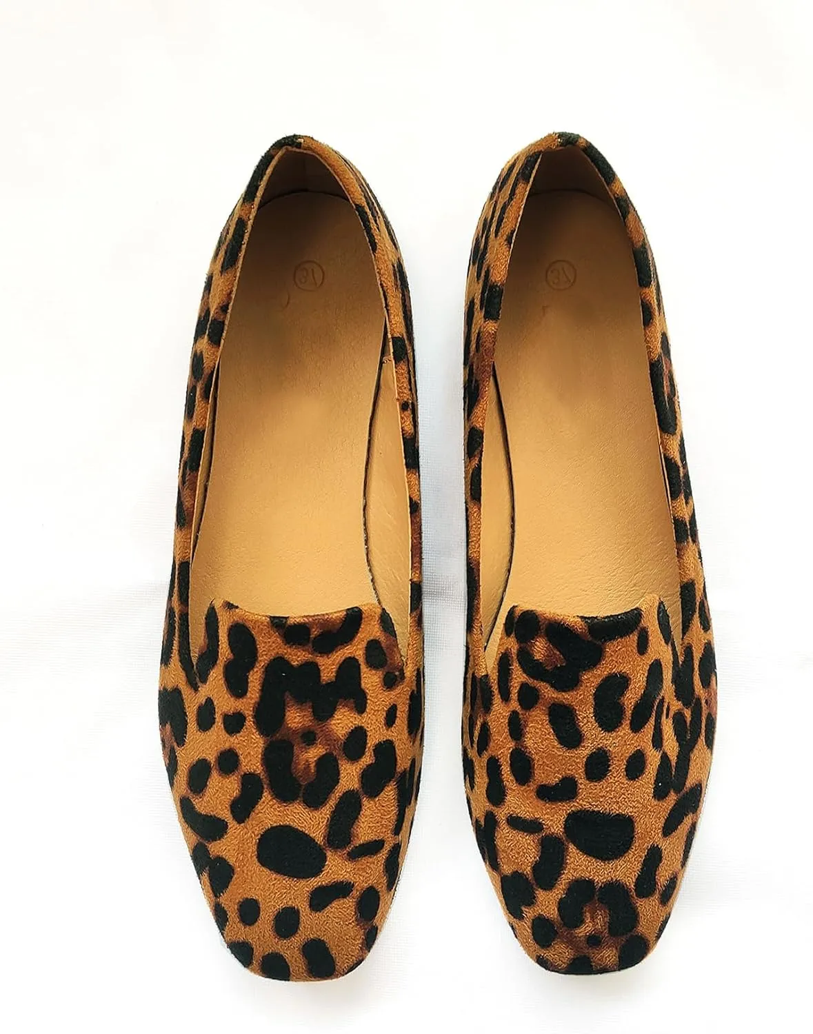 Suede Loafers for Women Flat Shoes Slip On Casual Shoes Comfortable Soft