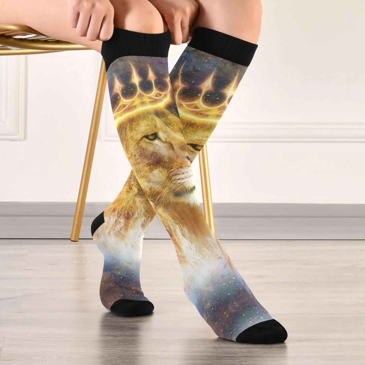 Sweet Dogs Mens Womens Crew Socks Calf Dress Socks Lightweight Comfy Long Socks 2 Pair Pack