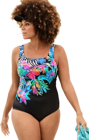 Swimsuits For All Women's Tank One Piece Swimsuit (Plus
