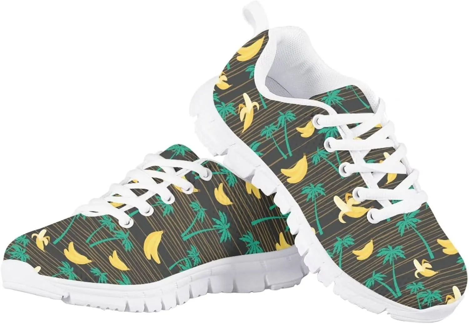 SYtrade Girls Tennis Shoes Slip On Sneaker Kid's Lace-up Running Shoe White Sole