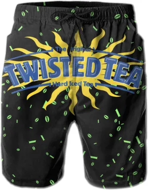 T-Wisted T-Ea Mens Swim Trunks Casual Beach Shorts Quick Dry Summer Boardshorts with Pockets Surf Short Board
