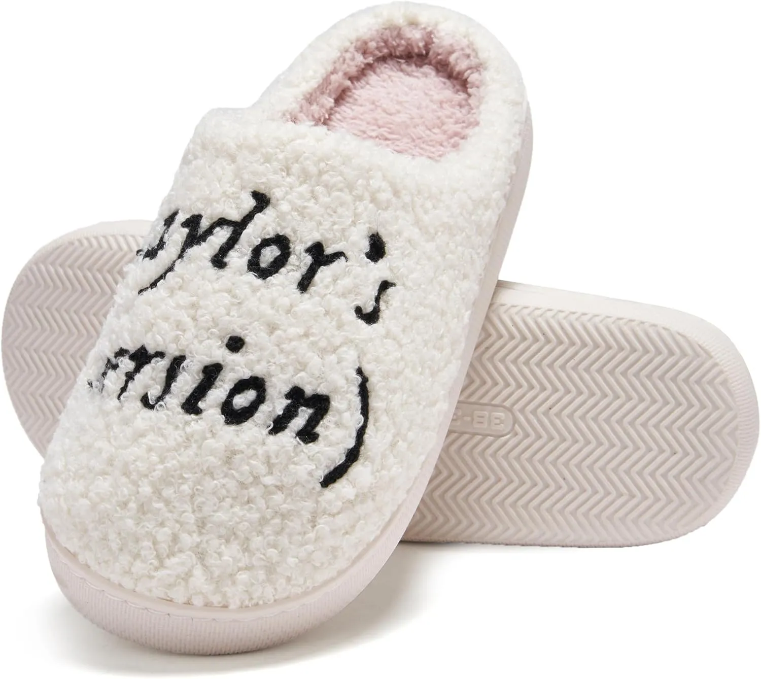 Taylor's Comfy Bedroom Slippers - Cute Ladies Cozy Fluffy Fuzzy House Slippers With Soft Memory Foam Insole
