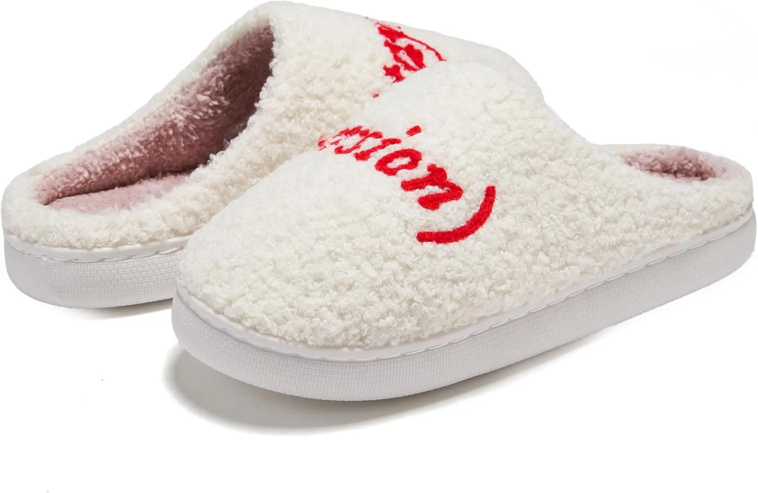Taylor's Comfy Bedroom Slippers - Cute Ladies Cozy Fluffy Fuzzy House Slippers With Soft Memory Foam Insole
