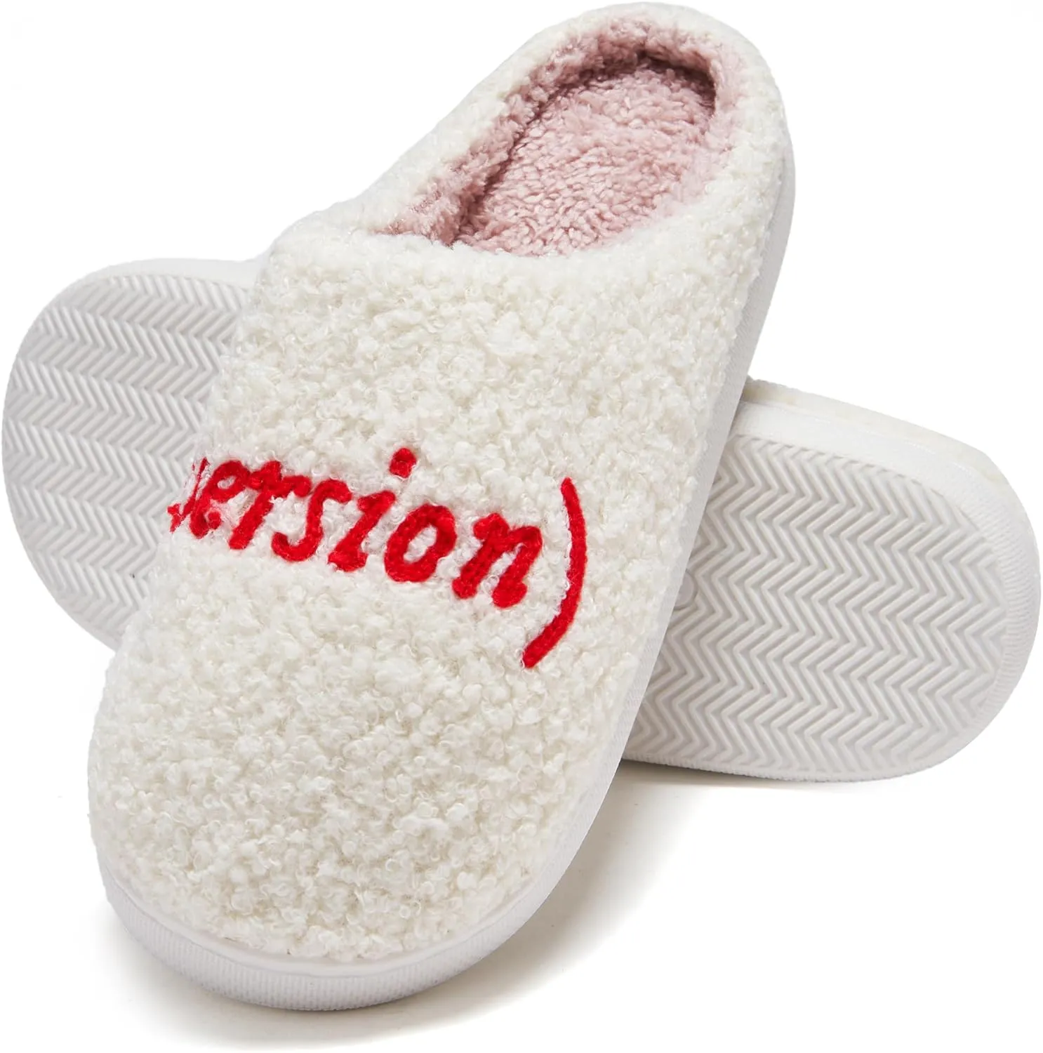 Taylor's Comfy Bedroom Slippers - Cute Ladies Cozy Fluffy Fuzzy House Slippers With Soft Memory Foam Insole