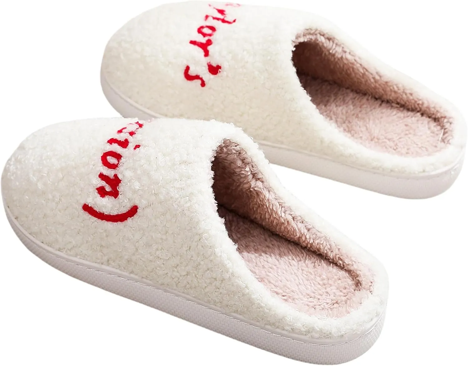 Taylor's Comfy Bedroom Slippers - Cute Ladies Cozy Fluffy Fuzzy House Slippers With Soft Memory Foam Insole