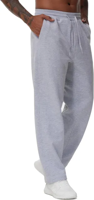 THE GYM PEOPLE Men's Baggy Fleece Workout Sweatpants with Pockets Drawstring Lounge Athletic Running Pants