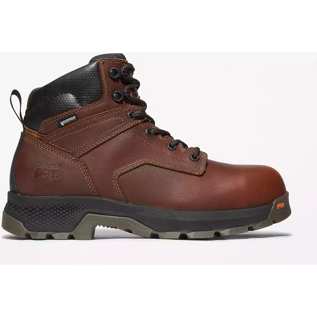 Timberland Pro Men's Titan Evolution 6" Composite Toe Waterproof Work Boot -Brown- TB1A42FY214