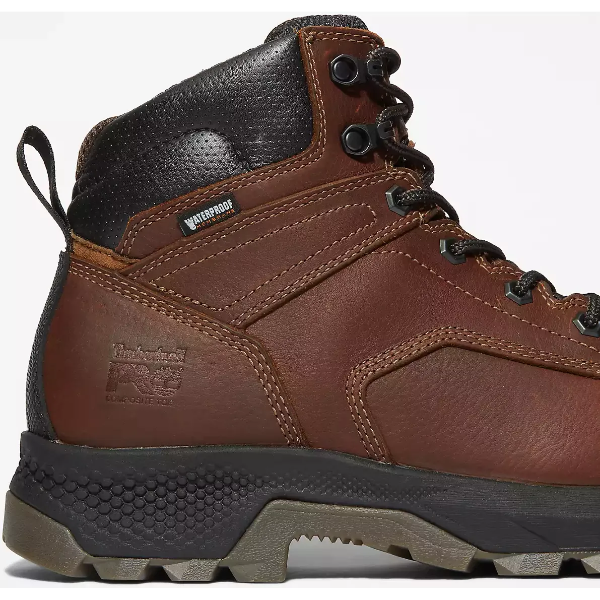Timberland Pro Men's Titan Evolution 6" Composite Toe Waterproof Work Boot -Brown- TB1A42FY214