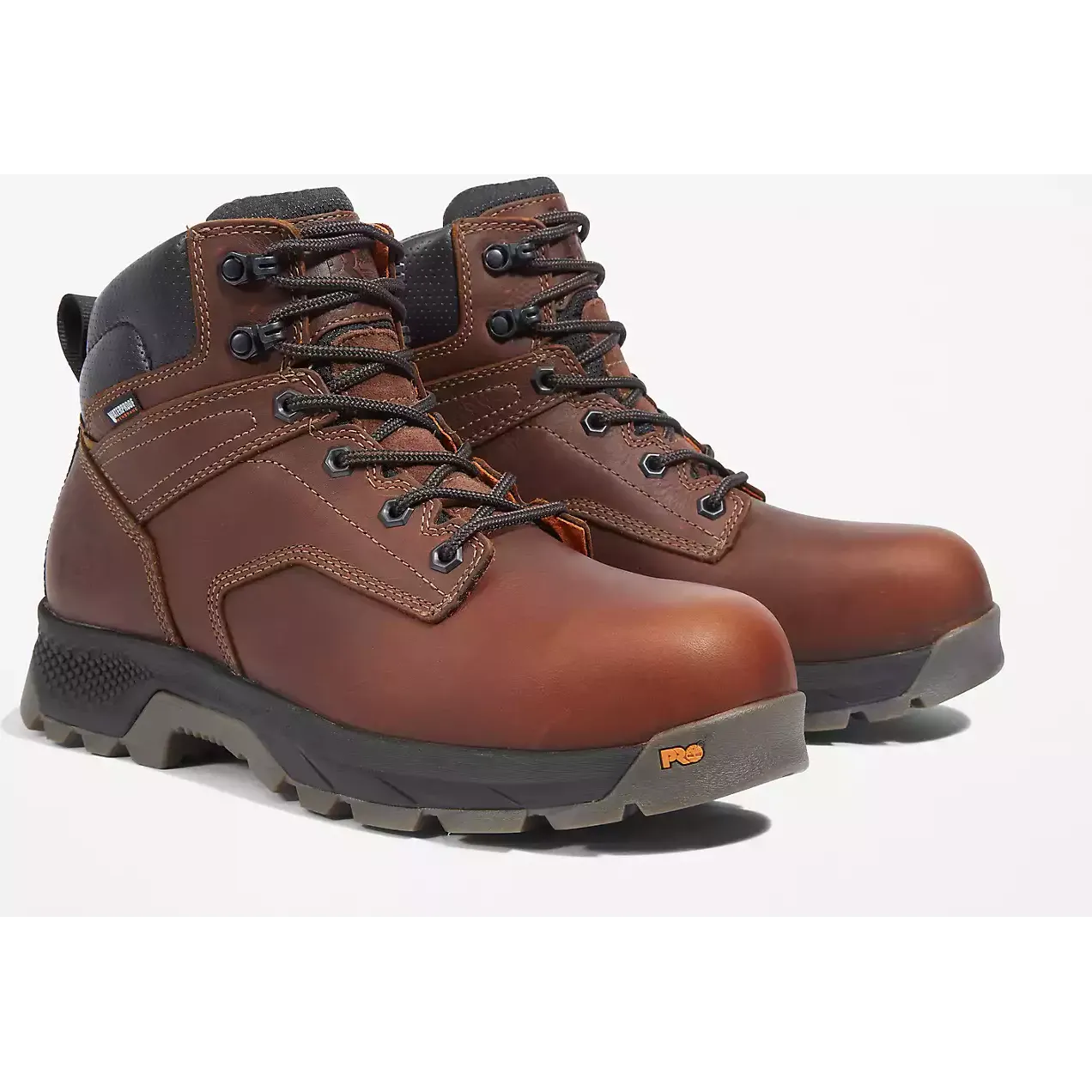 Timberland Pro Men's Titan Evolution 6" Composite Toe Waterproof Work Boot -Brown- TB1A42FY214