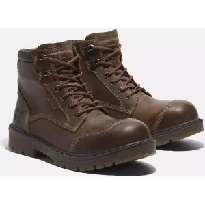 Timberland Pro Men's Whitman 6" Composite Toe Waterproof Work Boot -Brown- TB0A677YW01