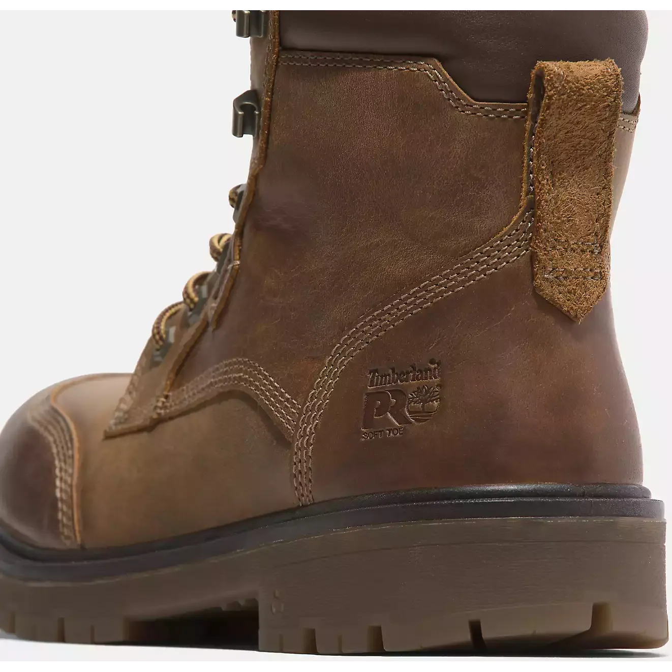 Timberland Pro Men's Whitman 6" Soft Toe Waterproof Work Boot -Brown- TB0A678KEM4