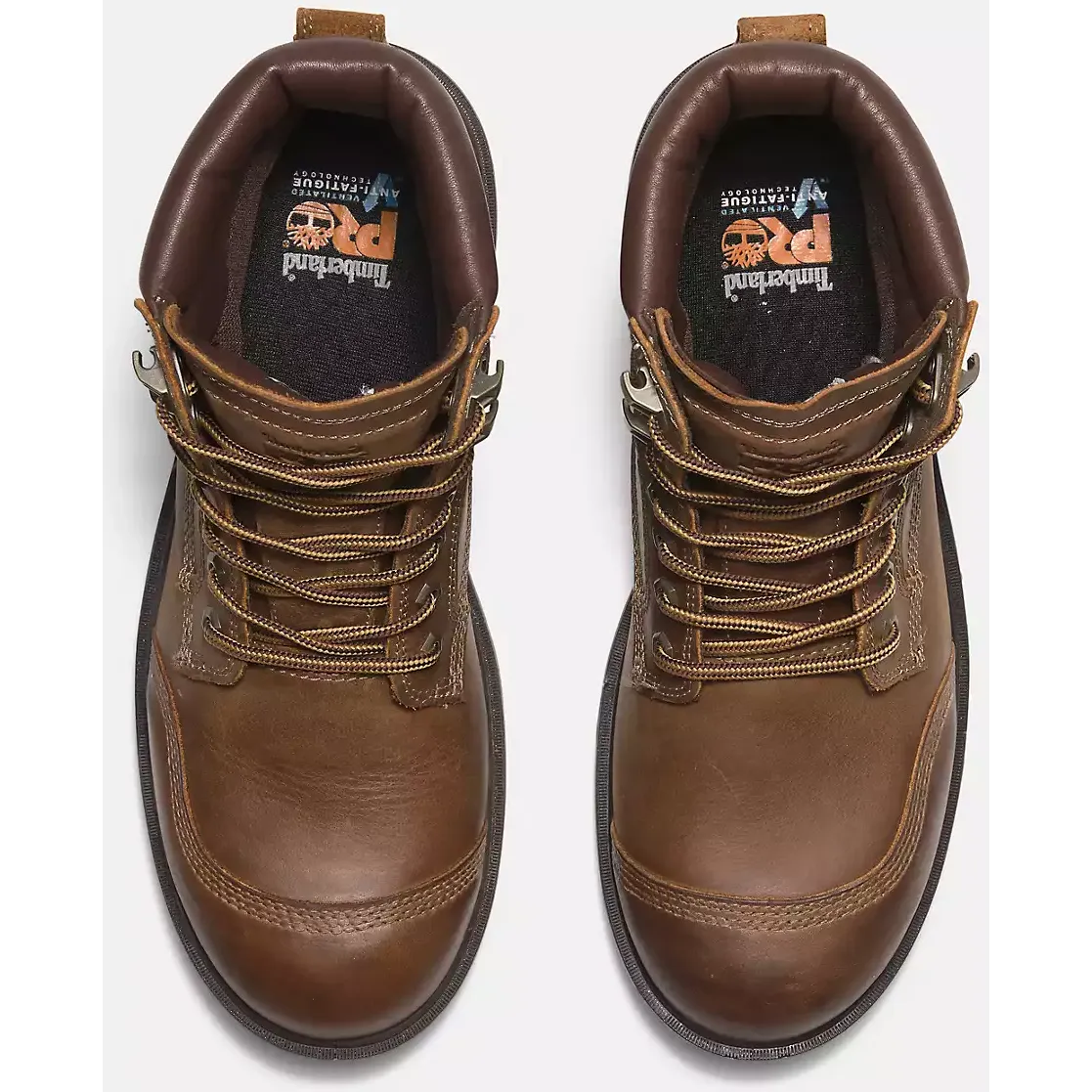 Timberland Pro Men's Whitman 6" Soft Toe Waterproof Work Boot -Brown- TB0A678KEM4