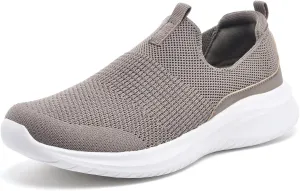 TIOSEBON Women's Walking Tennis Shoes Knit Slip on Mesh Comfortable Sneaker