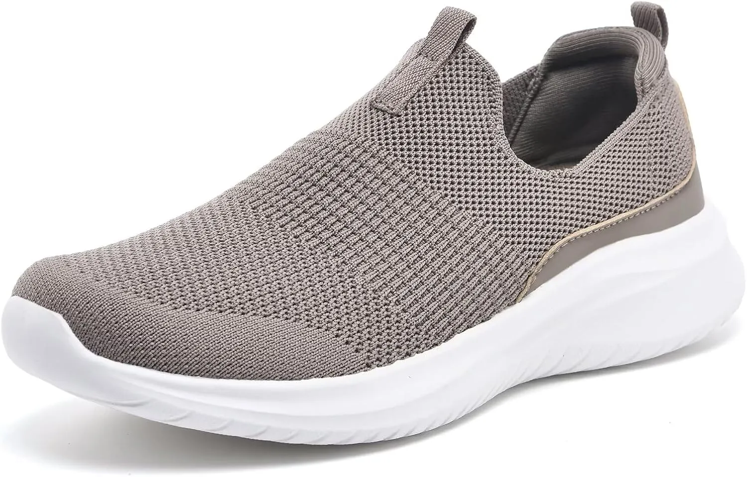 TIOSEBON Women's Walking Tennis Shoes Knit Slip on Mesh Comfortable Sneaker