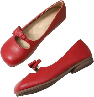 TN TANGNEST Women's Flats Classical Square Toe One Line Strap Mary Jane Flats Soft Slip On Flats