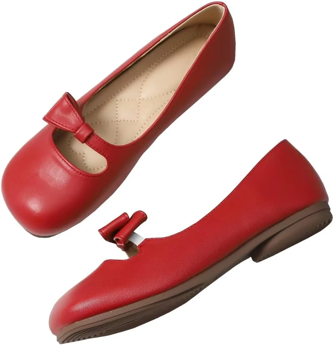 TN TANGNEST Women's Flats Classical Square Toe One Line Strap Mary Jane Flats Soft Slip On Flats