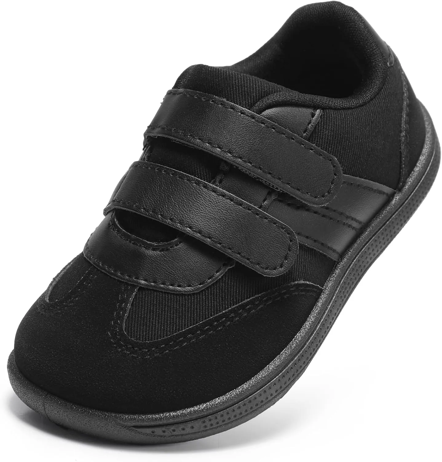 Toddler Wide Toe Box Shoes:Boys Barefoot Shoes Kids Walking Shoes Boy Sneakers Non-Slip Zero Drop Shoes,Toddler First Walking Shoes Comfort Tennis Outdoor Activities