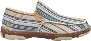 Tony Lama Mens Gator Striped Slip On Casual Shoes - Beige