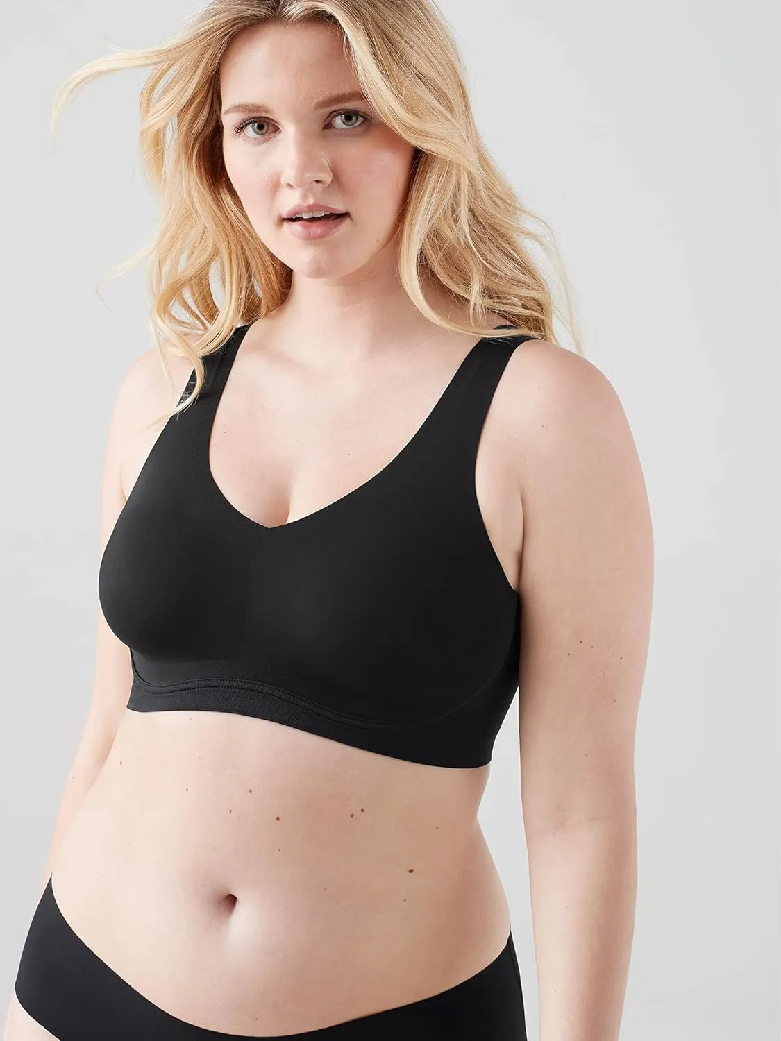 True & Co Women's True Body Lift V Neck Bra with Soft Form Band