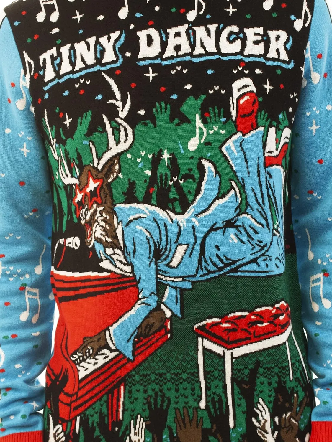 Ugly Christmas Party Knitted Ugly Christmas Sweater for Men and Women - Reindeer & Animals