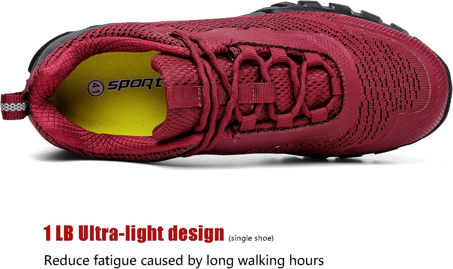 ulogu Waterproof Hiking Shoes for Men Women丨 Comfy Lightweight Non-Slip All Day Walking Work Sneakers 6-Month Warranty