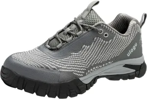 ulogu Women's Waterproof Hiking Shoes Lightweight Non-Slip Comfy All Day Walking Work Sneakers 6-Month Warranty