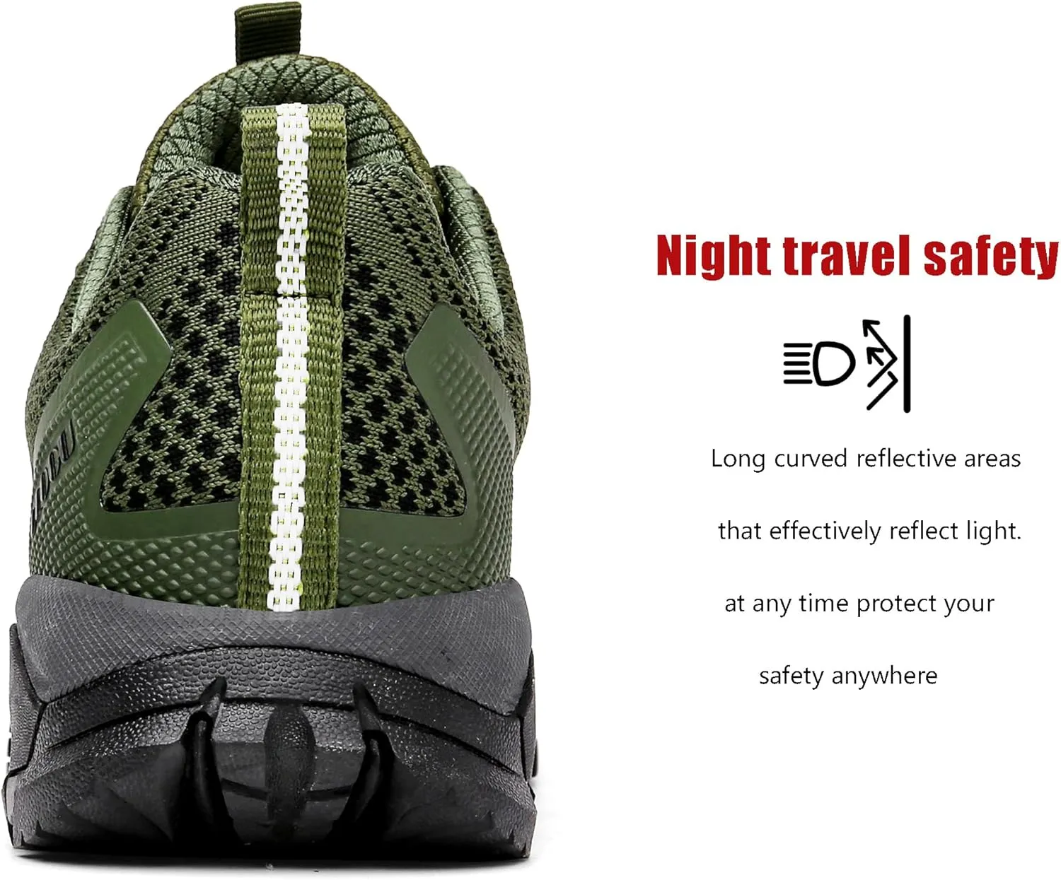 ulogu Women's Waterproof Hiking Shoes Lightweight Non-Slip Comfy All Day Walking Work Sneakers 6-Month Warranty