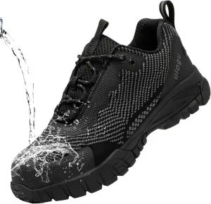 ulogu Women's Waterproof Hiking Shoes Lightweight Non-Slip Comfy All Day Walking Work Sneakers 6-Month Warranty