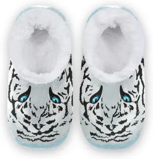 Unisex Fuzzy House Slippers Memory Foam Warm Slip Shoes Fur Lining M-XXL