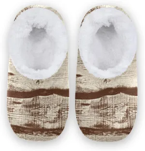 Unisex Fuzzy House Slippers Memory Foam Warm Slip Shoes Fur Lining M-XXL