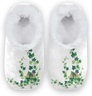 Unisex Fuzzy House Slippers Memory Foam Warm Slip Shoes Fur Lining M-XXL
