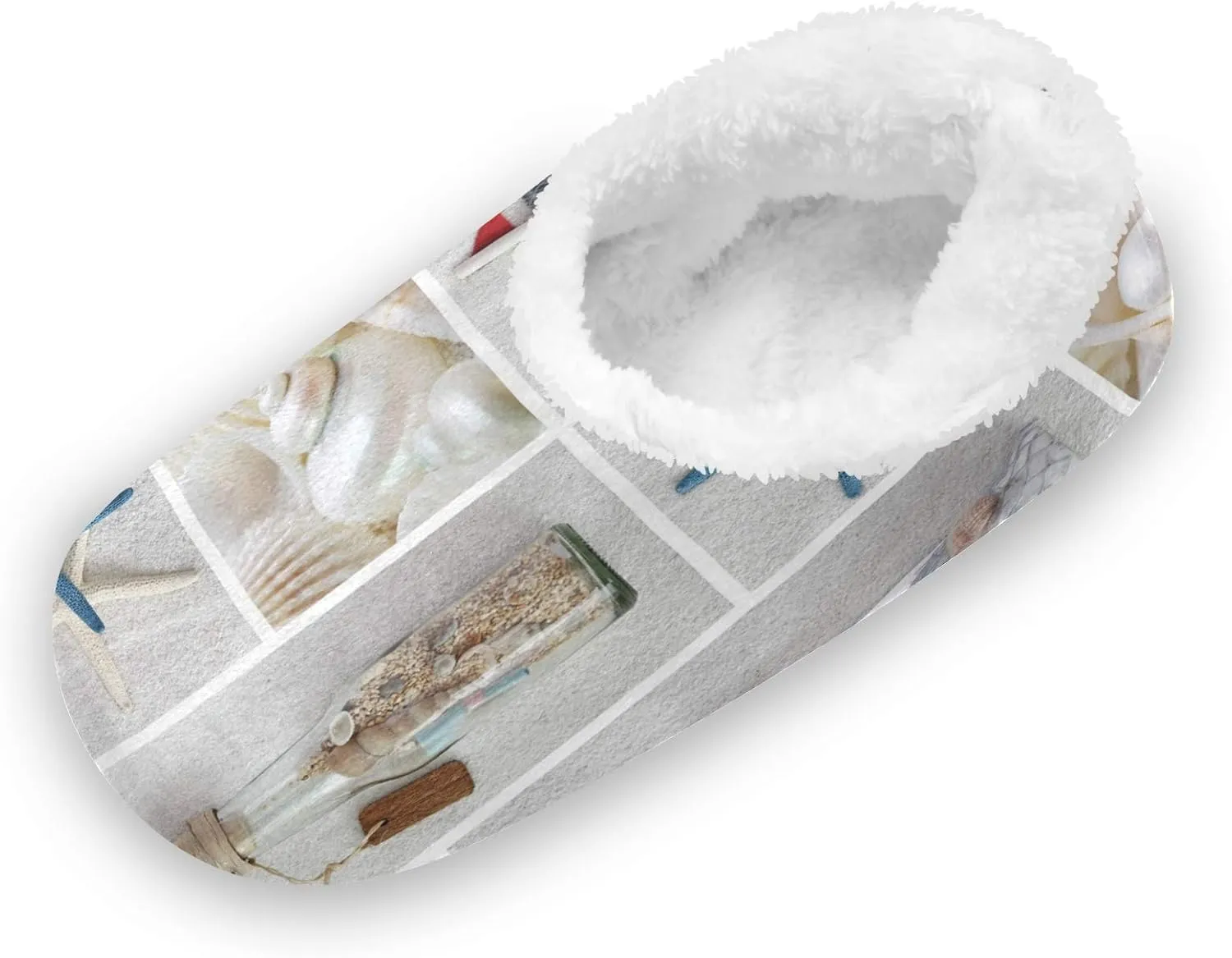 Unisex Fuzzy House Slippers Memory Foam Warm Slip Shoes Fur Lining M-XXL
