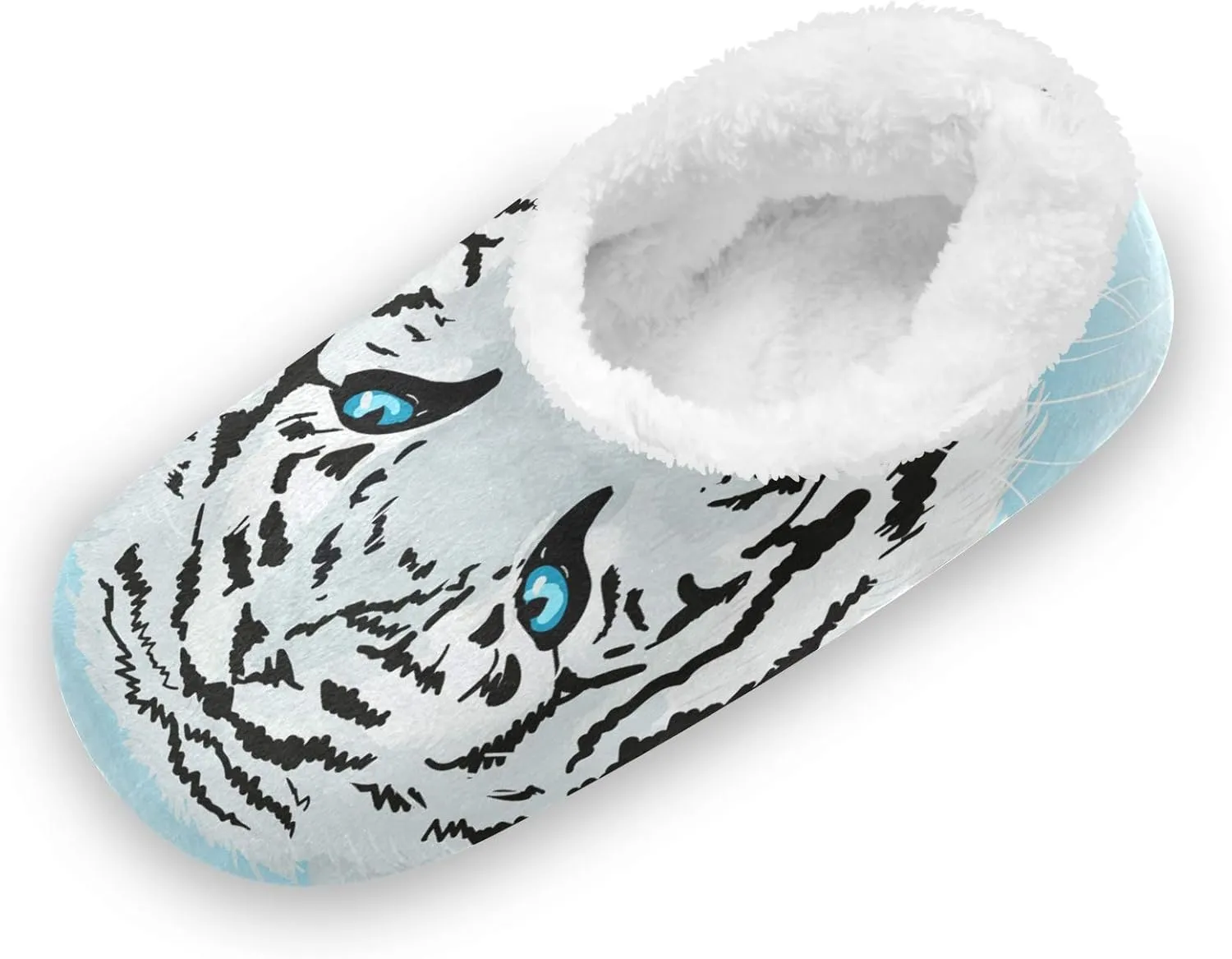 Unisex Fuzzy House Slippers Memory Foam Warm Slip Shoes Fur Lining M-XXL