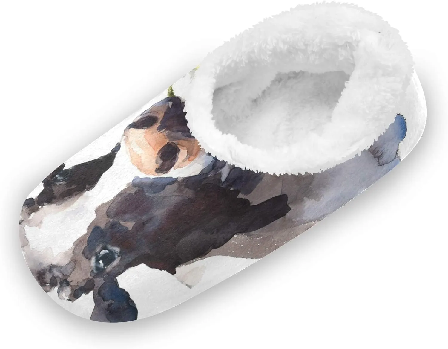 Unisex Fuzzy House Slippers Memory Foam Warm Slip Shoes Fur Lining M-XXL
